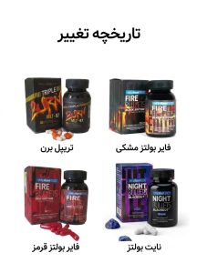 تفاوت قرص تریپل برن و قرص فایر بولتز و قرص نایت بولتز