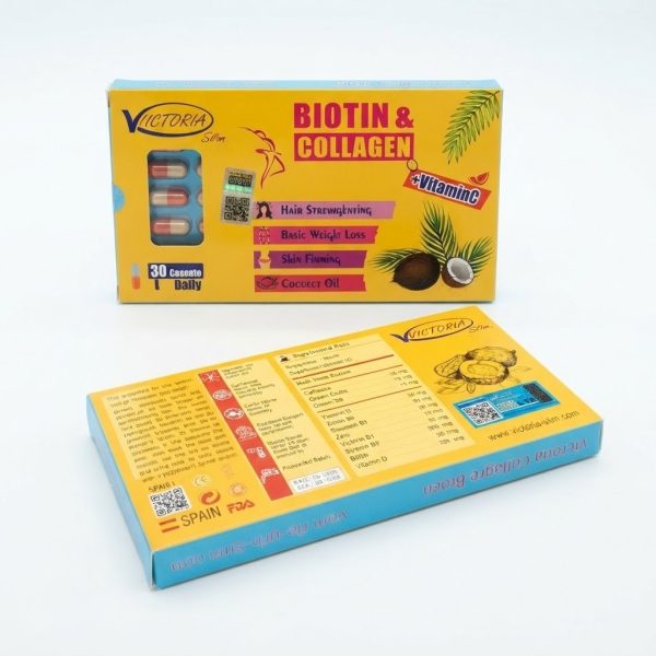 ویکتوریا کلاژن Victoria Biotin Collagen 30 عددی